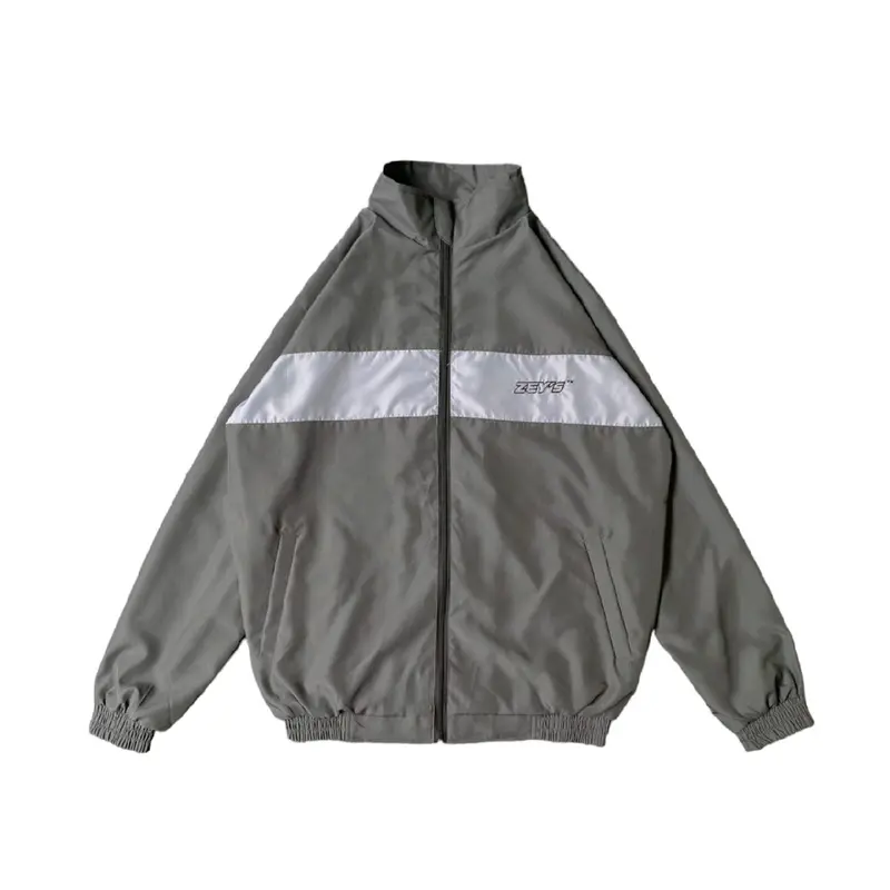 ZEY'S Jaket Tracktop Parasut Pria Wanita Jaket Tracksuite Windbreaker Jaket Running Sport Distro Pakaian Size XXL Olahraga 2