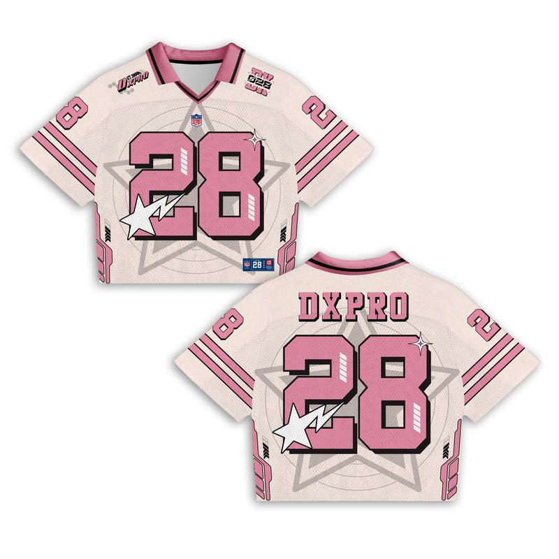 Product Introduction of DXPRO 28 Pink Series Jersey Boxy Unisex FS 1