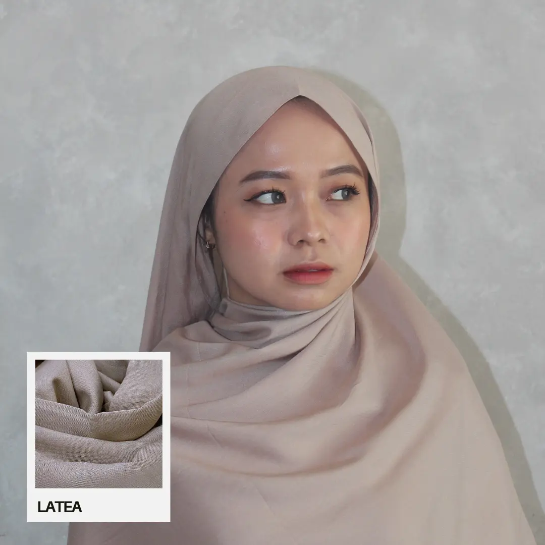 PASHMINA - RAYON VISCOSE PREMIUM KHAKI (LATEA)