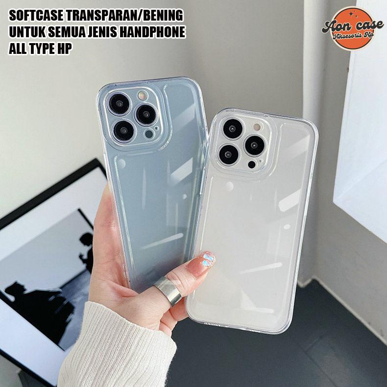 Softcase Clear Lentur Case Transparan Bening Polos untuk Semua Tipe Handphone Anti Crack Anti Kuning - Casing Bening 0