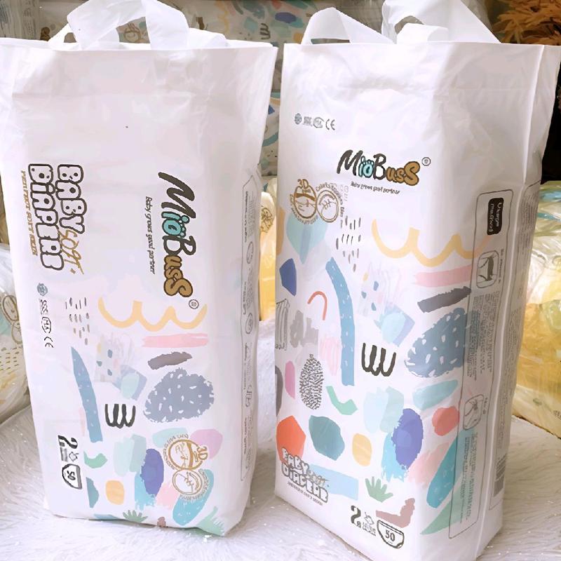    1 BỊCH   Bỉm Miobuss Dùng Cho Bé Mỏng Mềm Thấm Hút Tốt Có Đủ Size từ 4kí -20kí 