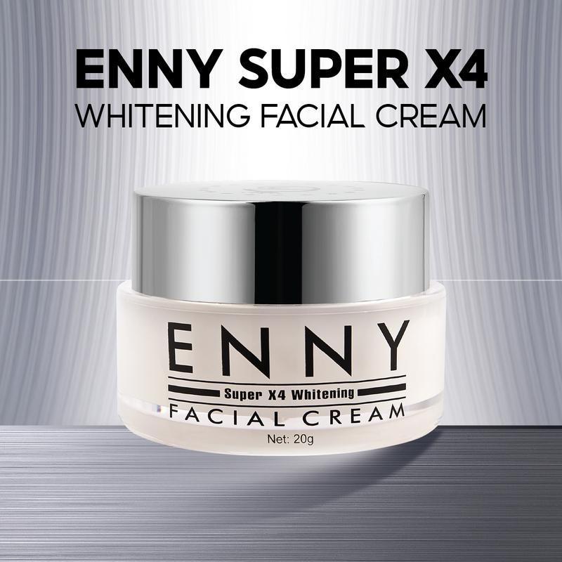  Kem Dưỡng Trắng Da Mặt Super X4 Facial Cream 20g - Giúp Tái Tạo Da Ngừa Nám & Lão Hóa - Enny Cosmetics 