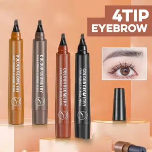 Eyebrow Pen Natural Pensil Alis Four Claw Waterproof dan Tahan Lama LA068 6506