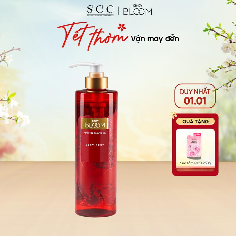   1.1 Livestream  Sữa Tắm Nước Hoa CINDY BLOOM Sexy Rexy Hương Thơm Gợi Cảm Quyến Rũ 640g - Giúp Da Sáng Mịn & Dưỡng Ẩm Tự Nhiên - Suatamnuochoa Quà tặng bạn gái Quatangbangai 