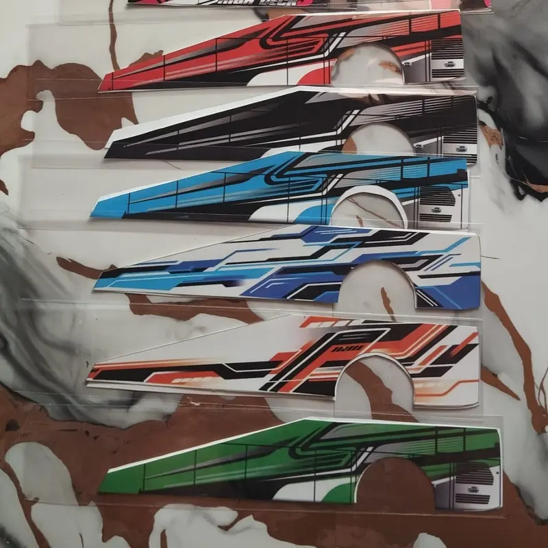 stiker miniatur bis miniatur plastik isi kiri dan kanan anti air kustom 0