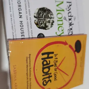PAKET BUNDLING ISI 2 BUKU / THE PSYCHOLOGY OF MONEY & IS IT BAD OR GOOD HABITS