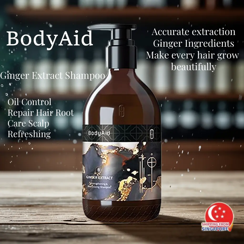 Bodyaid , Anti-Hair Loss Oil Control Anti-Itch, Dandruff Treatment Strengthens Hair, Promotes Hair Growth and Nourishment, Natural Herbal  Suitable for All Hair Types Conditioner Gentle Daily Cleanser Cleansing Haircare Comfort hair drop  sh dry