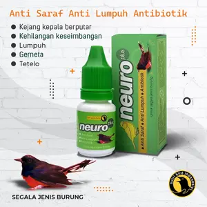 RED START BIRD SHOP NEURO PLUS KEMASAN TERBARU  Obat Burung Anti Saraf , Anti Lumpuh , Anti Kejang dan Tetelo ( NDV )