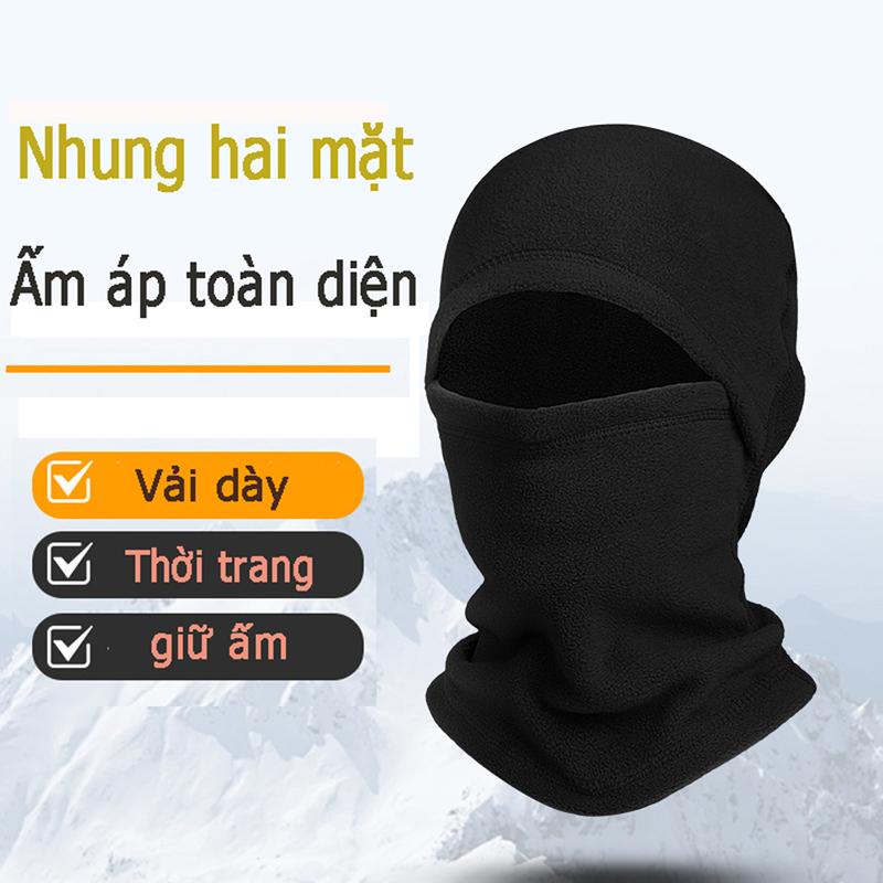 Mũ Đội Đầu Thể Thao Ấm Áp Mặt Nạ Đi Xe Đạp Chống Gió Và Ấm Áp Mũ len trùm đầu Đa Năng khẩu trang trùm đầu Thích Hợp Cho Mùa Thu Và Mùa Đông Unisex Sport