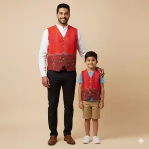 Vest Ulos - Rompi Anak - Rompi Ulos Batak - Anak-Anak Dan Dewasa