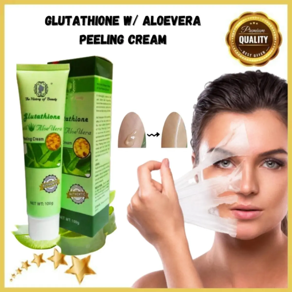 glutathione with aloe vera peeling cream Glutathione With Aloe Vera Magic Peeling Cream Skincare Body Care