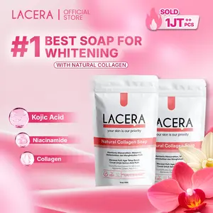 [Collagen Soap 100g ]Lacera Natural Collagen Soap - Sabun Mandi Batang Merawat kulit kusam , Melembabkan dan Menutrisi Kulit