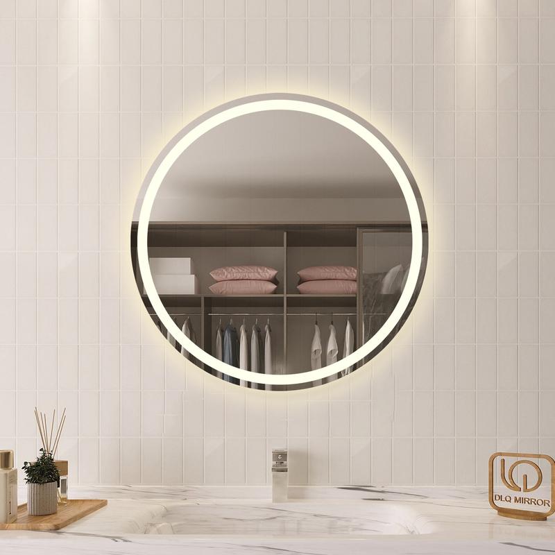  Gương DLQ Tròn D60 Treo Tường Phòng Tắm Có Led Cảm Ứng 3 Màu Tiện Lợi 