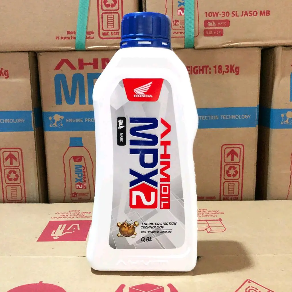 MPX2 oli AHM Honda 800ml 10W-30 Oli Motor Matic MPX2 0,8L Motorcycle