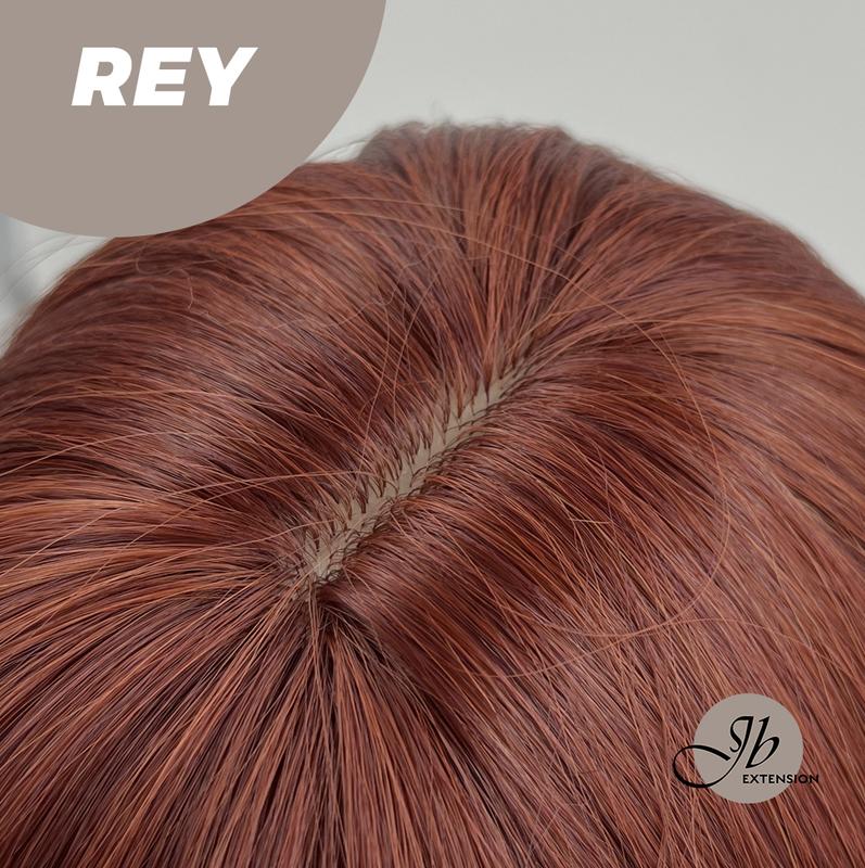 JBEXTENSION【UK】22 Inches Wolf Cut Red Wig With Bangs REY 7