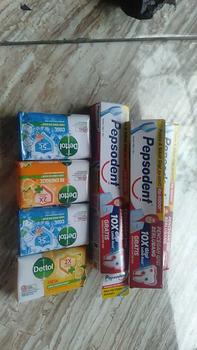Product Review of paket mandi [ 3 pepsodent dan sabun batang free sikat gigi dalam kemasan] from u**h 0