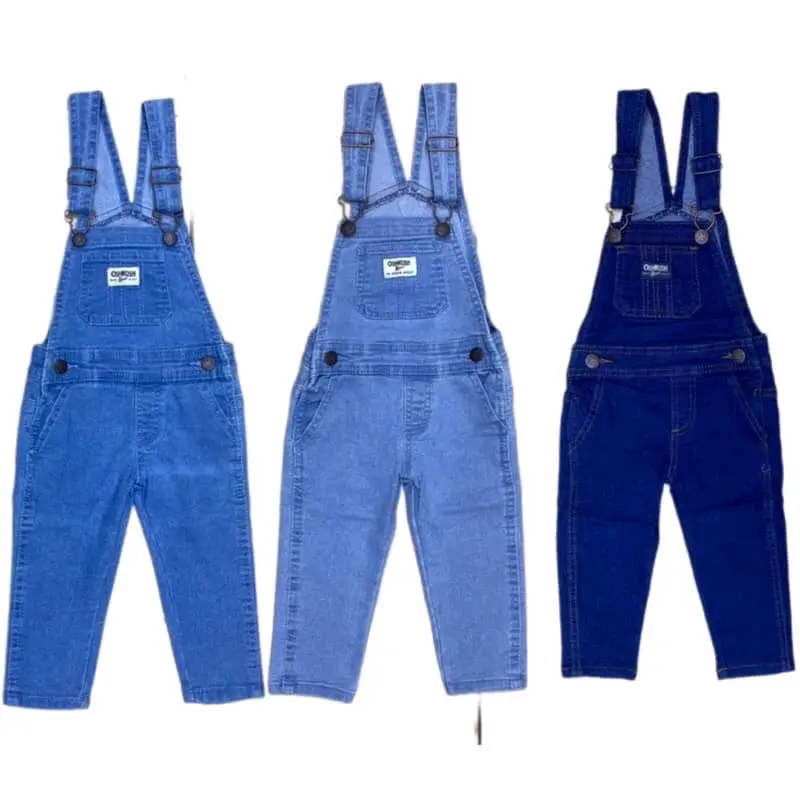 1y-12y Overall Kanak- Kanak , Overall Budak , Jumpsuit , Jeans( Boy & Girl ) NEWOverall Denim Jeans (1-12Y) Kids Pants Unisex