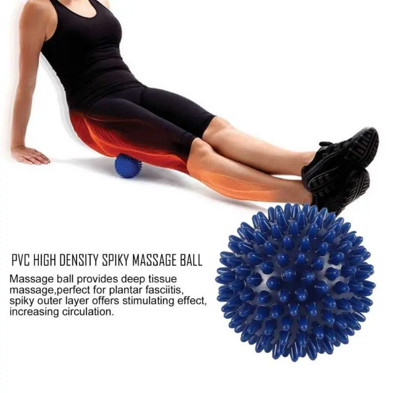 Bola Pijat PVC Spiky Massage Ball Sport FItness 7.5cm - HA00681 Tubuh 2