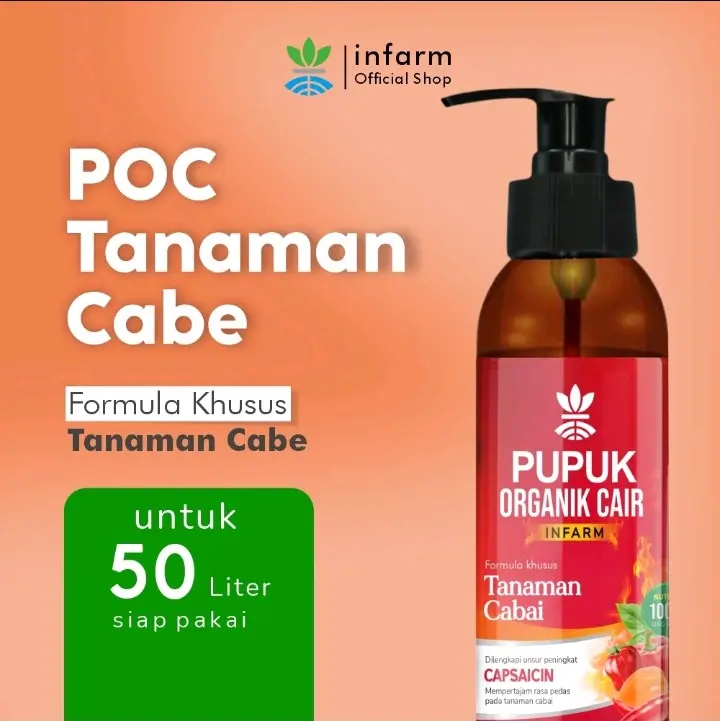 Infarm - Pupuk Organik Cair Tanaman Cabe 100 ml POC Kompos