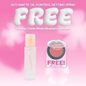 Luxcrime Ulti-Matte Oil Control Setting Spray - Untuk Kulit Berminyak Membuat Makeup Tahan Lama Transferproof & Kontrol Minyak Wajah Tahan 24 Jam