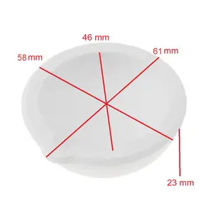 Wadah Leleh High Temperature Quartz Silica Melting Bowl