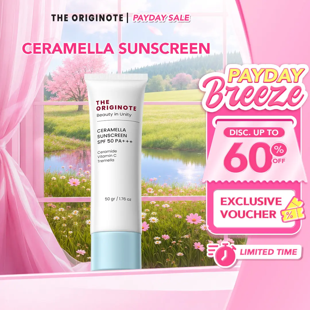 The Originote Ceramella Sunscreen SPF 50 PA++++ 50 gr  – Whitening Sunblock Illuminating Sunscreen Whitening Face and Body Suncream Facial Hyaluronic Skin Repair Makeup