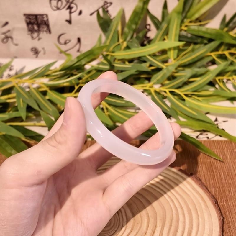 Vòng tay bạch nguyệt quang vòng tay mã não vòng đá chalcedony