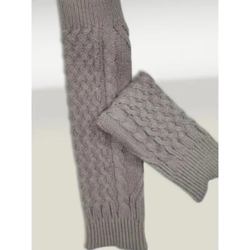 ￼Sarung Tangan Handsock Panjang Manset Motif Rajut HSP05 Muslim 2