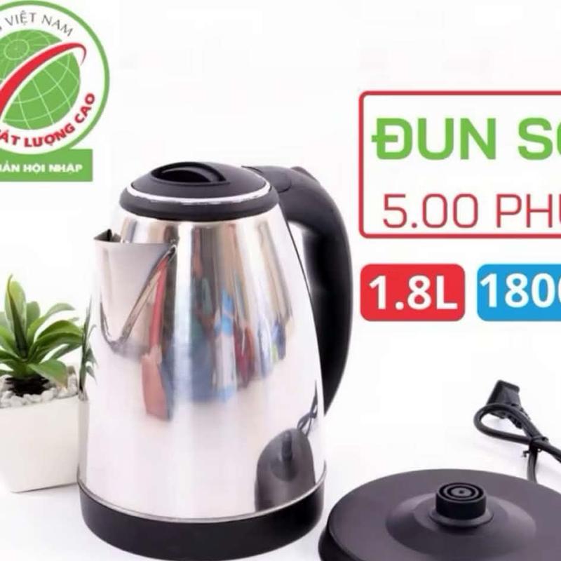 Ấm siêu tốc,đun sôi nhanh,chất lượng cao.Dung tích 1.8L