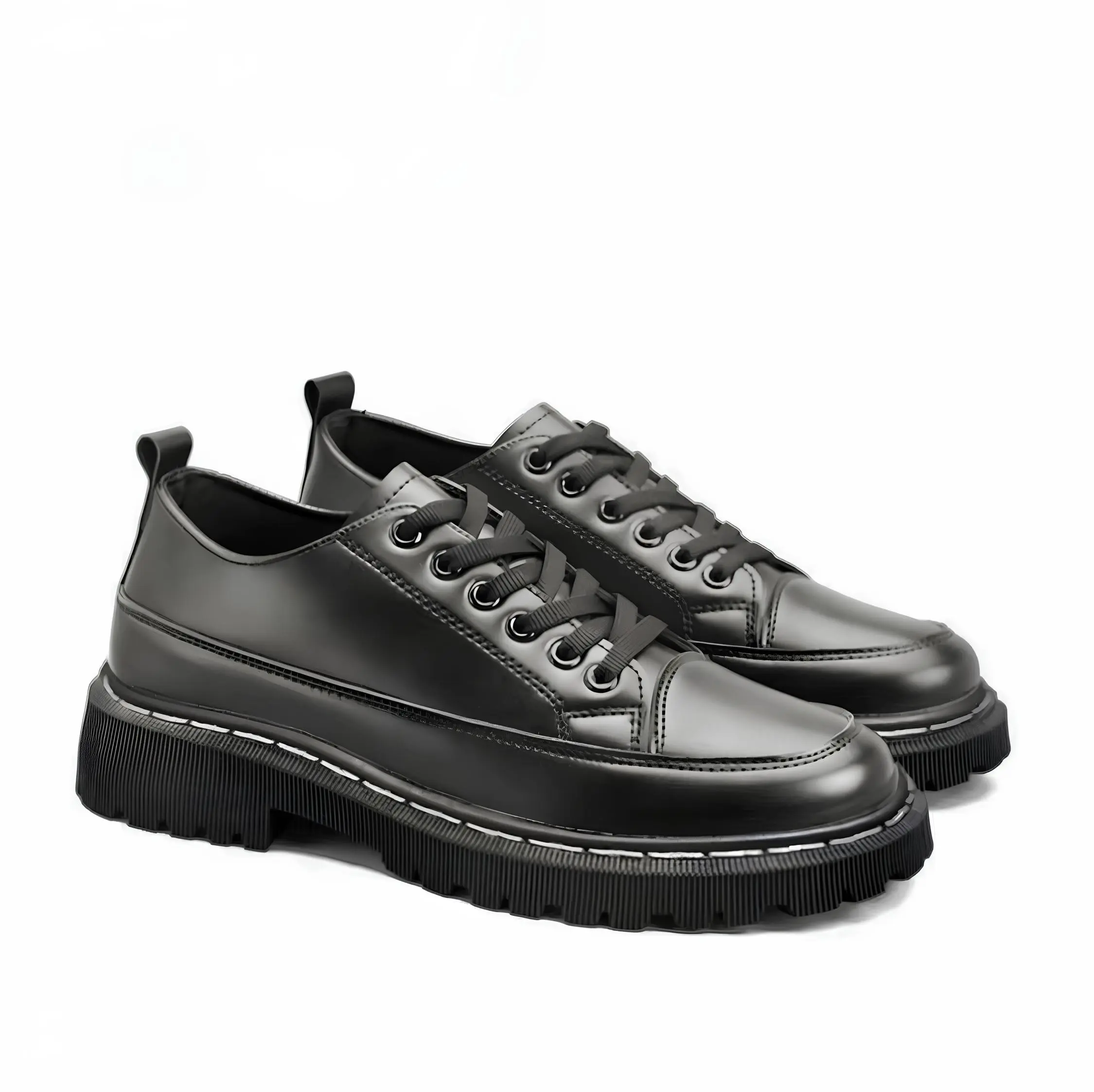 Sepatu Docmart Pria / Sepatu Sneakers pria Terbaru Casual Shoes Hitam Kasual Kerja Kantor Formal Pantofel