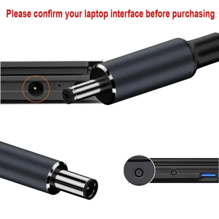 Terbatas ❤️ Kabel 140W Pd Nylon Usb Type C To Dc Charging Cable Power Adapter 1.8M 4
