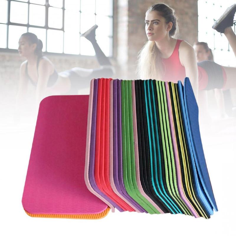 Thảm yoga 39×21×0,6 cm, đệm ngồi gối an toàn cho bụng, đệm tập tạ, đệm dày, dùng ngoài trời W7B8