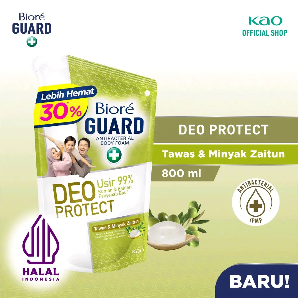 Sabun mandi Bi0re 800ml packing kardus