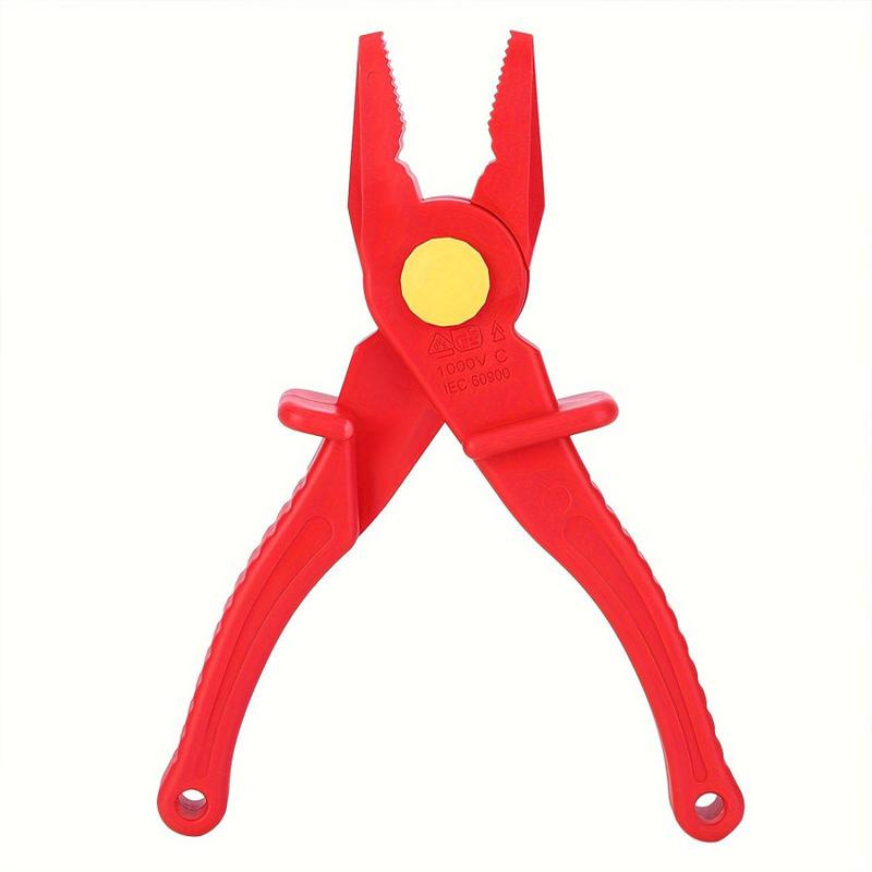 Product Introduction of 7.7 Inch VDE Insulated Plier Multi-Functional Flat Nose Plastic Plier Crimper 1000V High Voltage Electrician Plier 39