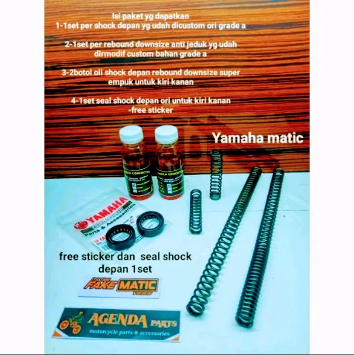 Lowering kit penurun shock depan/Downsize Motor matic aerox/Beat-vario-spacy-scoopy -vario 150-vario 160-xride-mio-mio m3 4