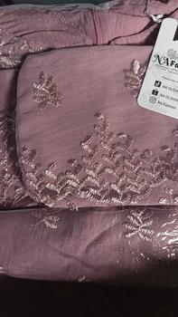 Product Review of Na Fashion- NAMIRA Dress Gamis Malaysia Kombinasi Brukat Bahan Crinkle Premium mix brokat sapto minimalis cantik mewah elegant from E**s 0
