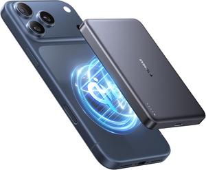 TORRAS MiniMag 10000mAh 大容量 モバイル バッテリー MagSafe対応 15W急速充電 マグネット式 ワイヤレス充電器 マグセーフPD22.5W 2台同時充電 iPhone12～17 対応