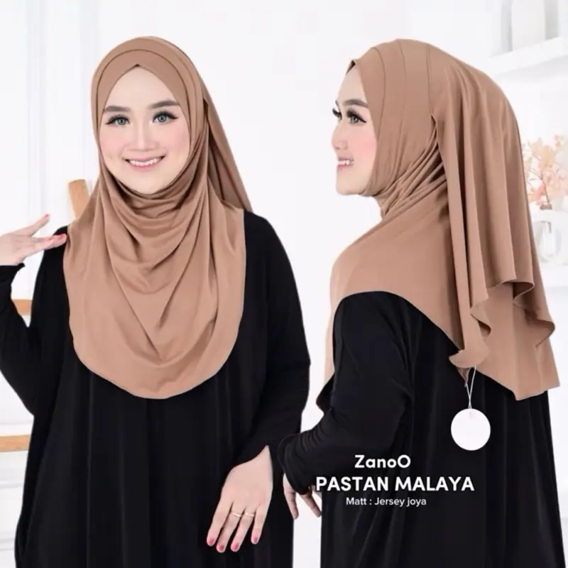 BYZANOO MALAYA - PASHMINA INSTAN MALAYA PASHMINA OVAL LEYER TERBARU