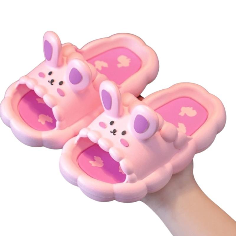 Sandal Anak Cewek Bisa Couple PVC002  Sandal anak Cewek Dengan Motif Kelinci Yang Imut ,Anda juga Bisa Couple Bersama Anak Anda Sandal Fashion Untuk Anak Ini Cocok Untuk Di pakai di Berbagai Kegiatan,warna Biru Pink Putih ,ukuran 24-25 sampai 38-39 3