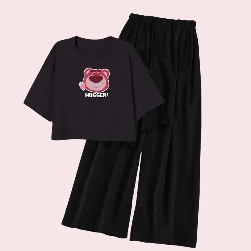 Setelan Remaja Baju dan Celana Kulot Lotso Series Fashion Usia 9-12 Tahun 4