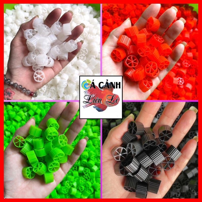  Hạt lọc Kaldnes nuôi dưỡng vi sinh xử lý nước gồm 4 màu 