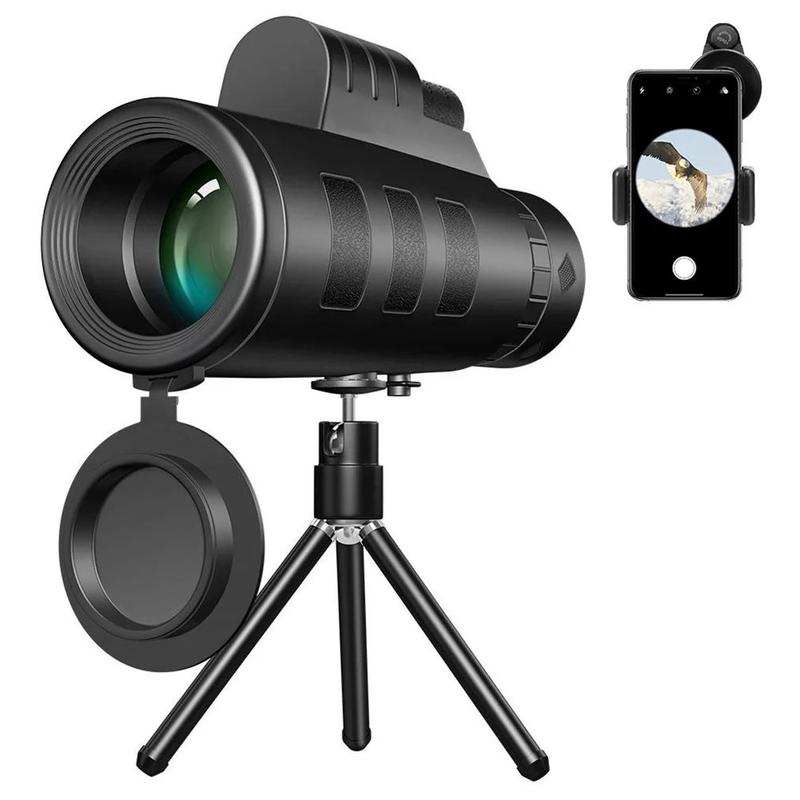 COD APEXEL Teropong Monokular Portable BAK4 40X60 with Compass Tripod - APS-40X60DTZJ Terbaru Camping 0