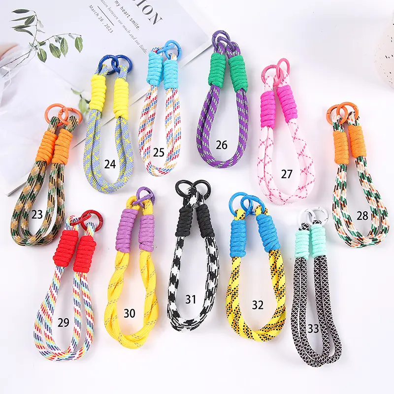 anti-lost Cell Phone nylon Lanyard Strap Holder Wrist Lanyards phone holder handphone  charms