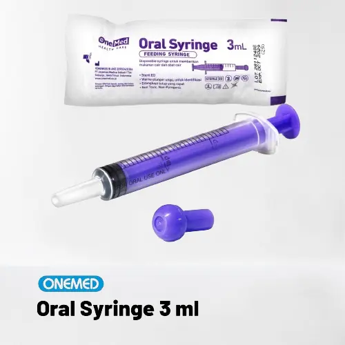 ONEMED - Oral Syringe 3 ML Pcs  Onemed - 4
