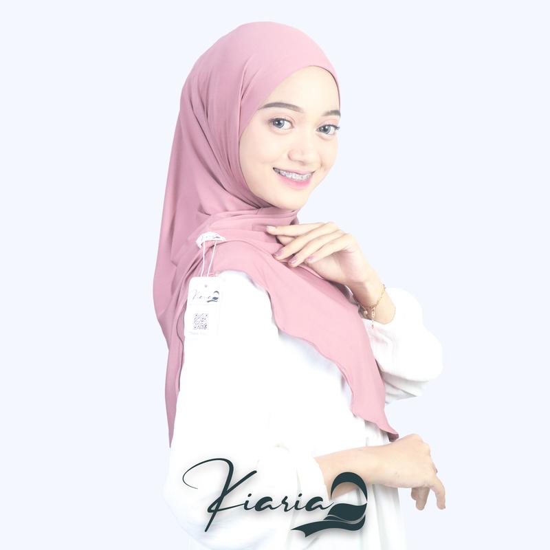 Kiaria - Daily Hijab Jilbab Instan Non Pet Jersey Premium Aleena Oval 4