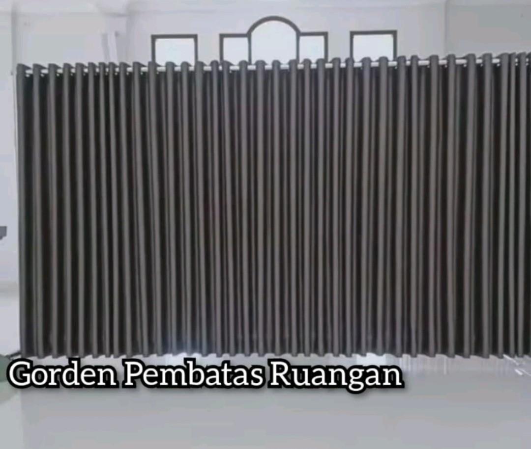 GORDEN PENYEKAT RUANGAN LEBAR 3 METER MODEL SMOKRING GORDEN MASJID