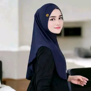 Hijab Marisa L Pet Antem Jersey Premium - Jilbab Instan Marisa Ukuran L Bikin Tirus Menutup Dada