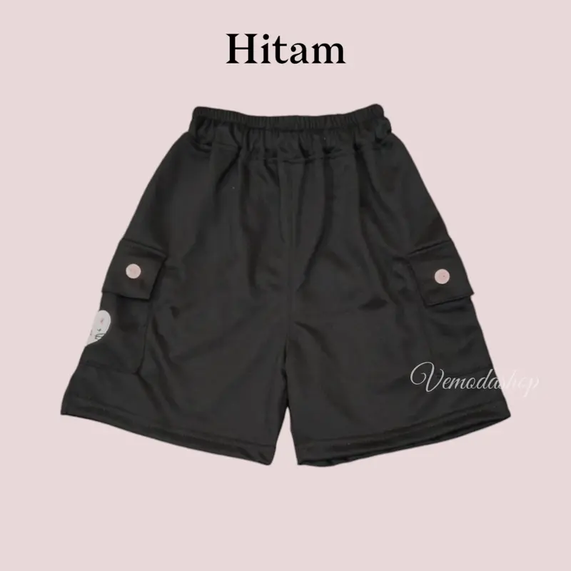 Celana  Pendek Cargo Anak Perempuan  Stylish dan Nyaman Usia 3-14 Thn Fashion 2