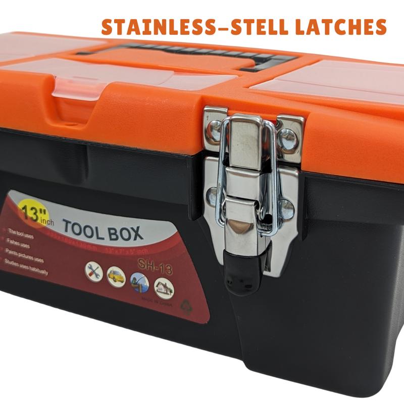 ONS 13 Inch Tool Box with Removable Tool Tray for Classified Storage 4