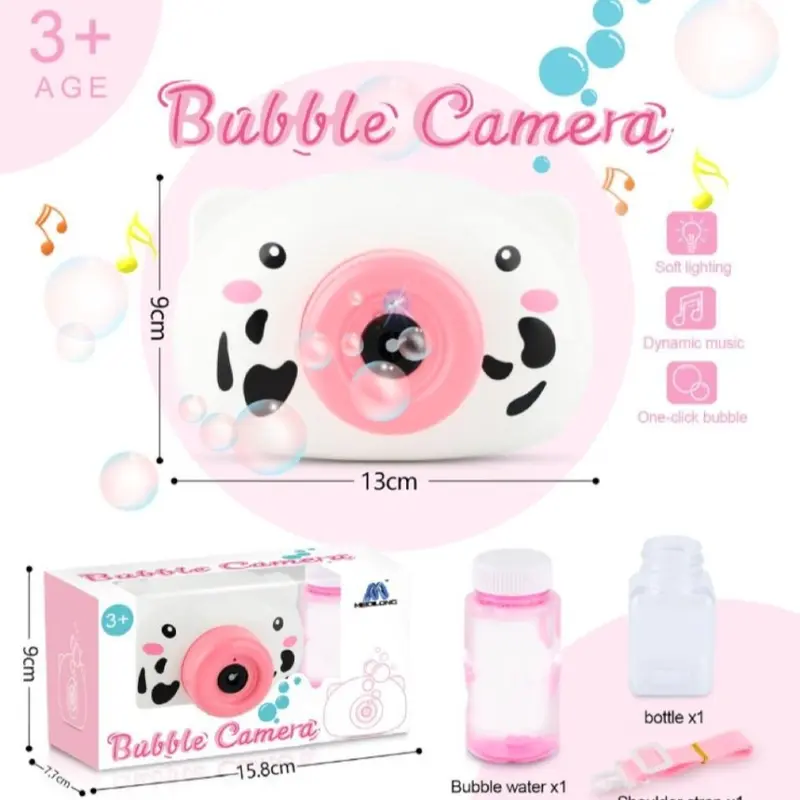 Mainan Edukasi Anak Bubble Camera Animal Cute 3